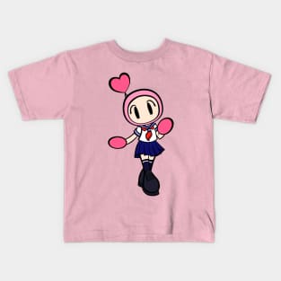 Pink Bomber Uniform School Kids T-Shirt